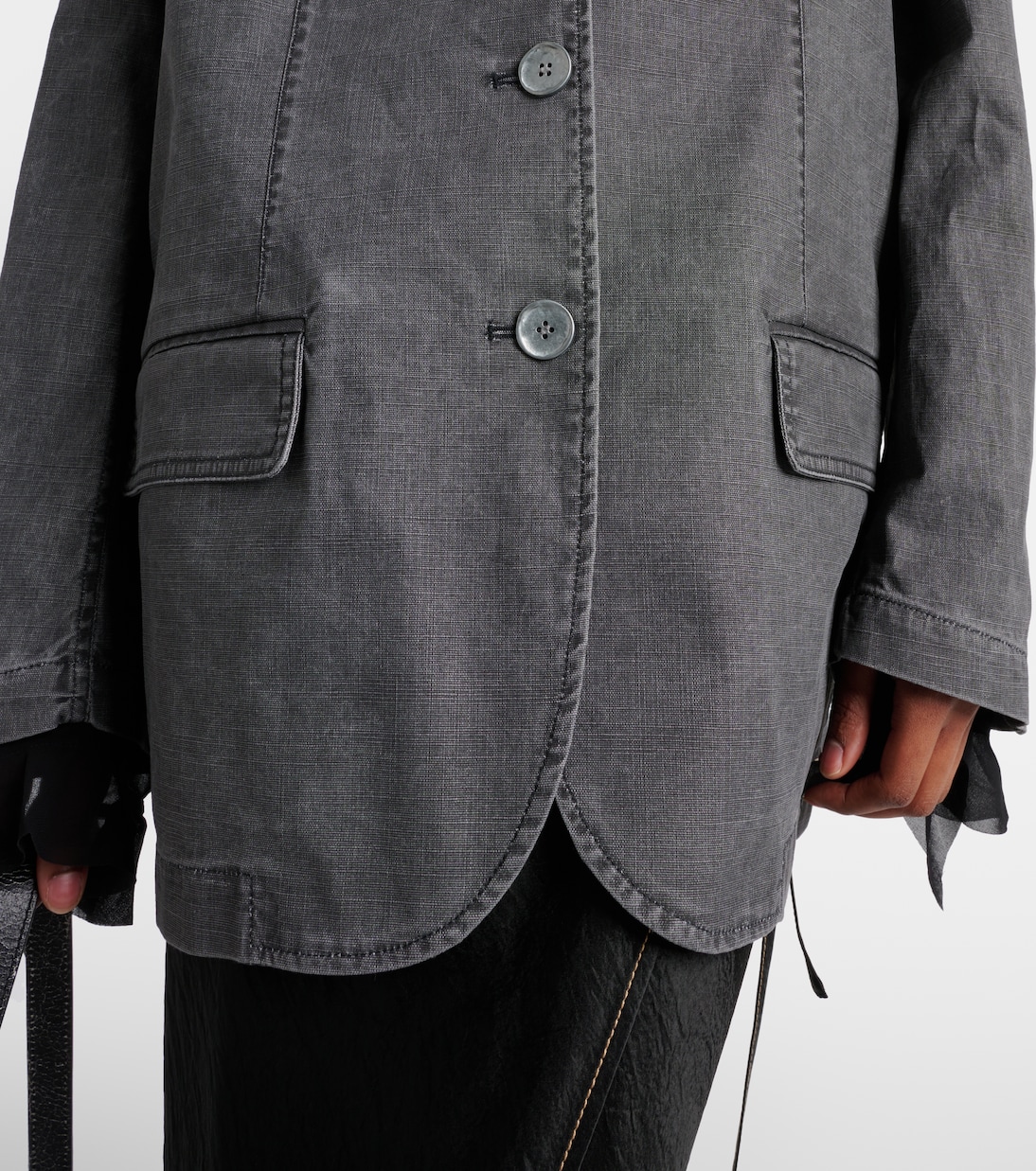 Oversize-Blazer Juylie aus Denim | Acne Studios