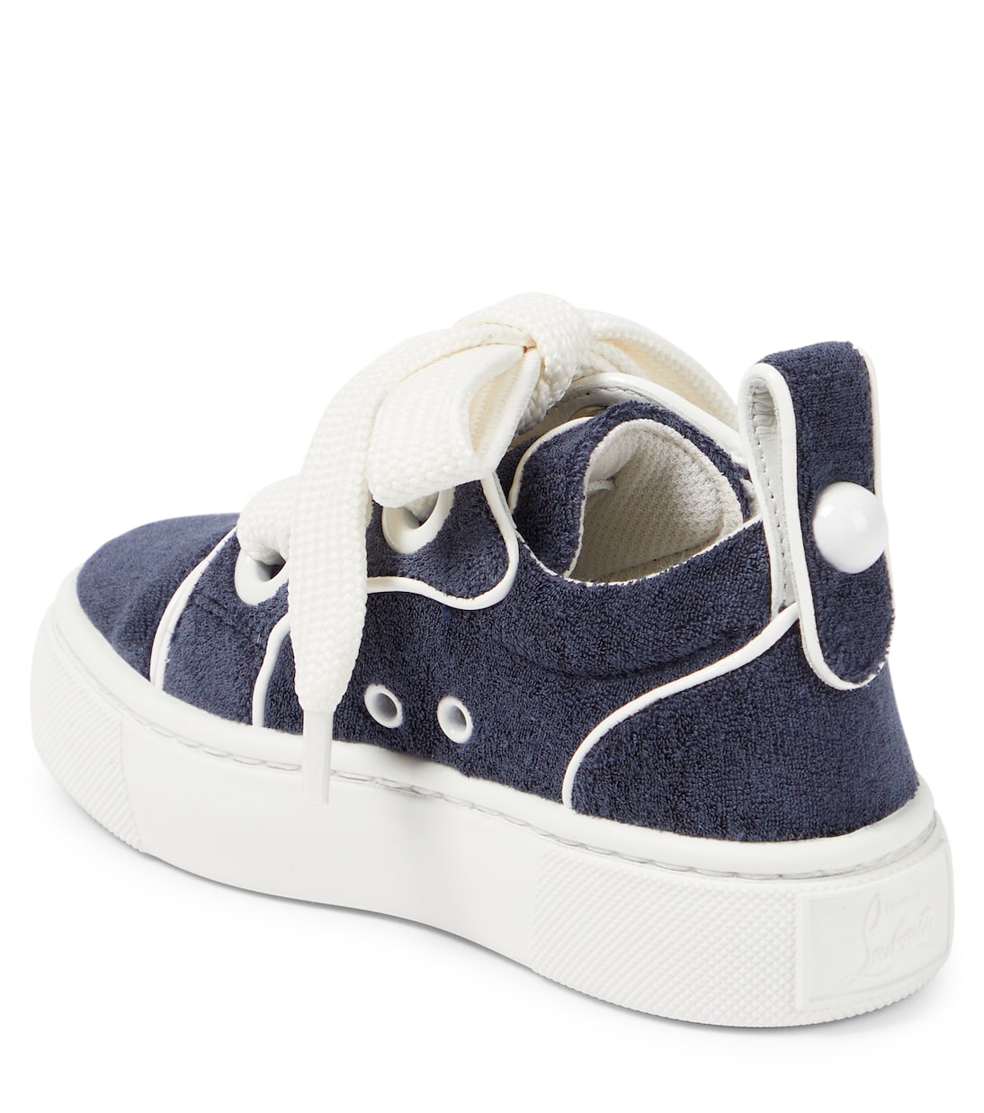 Sneakers Toy Toy aus Frottee mit Leder | Christian Louboutin Kids