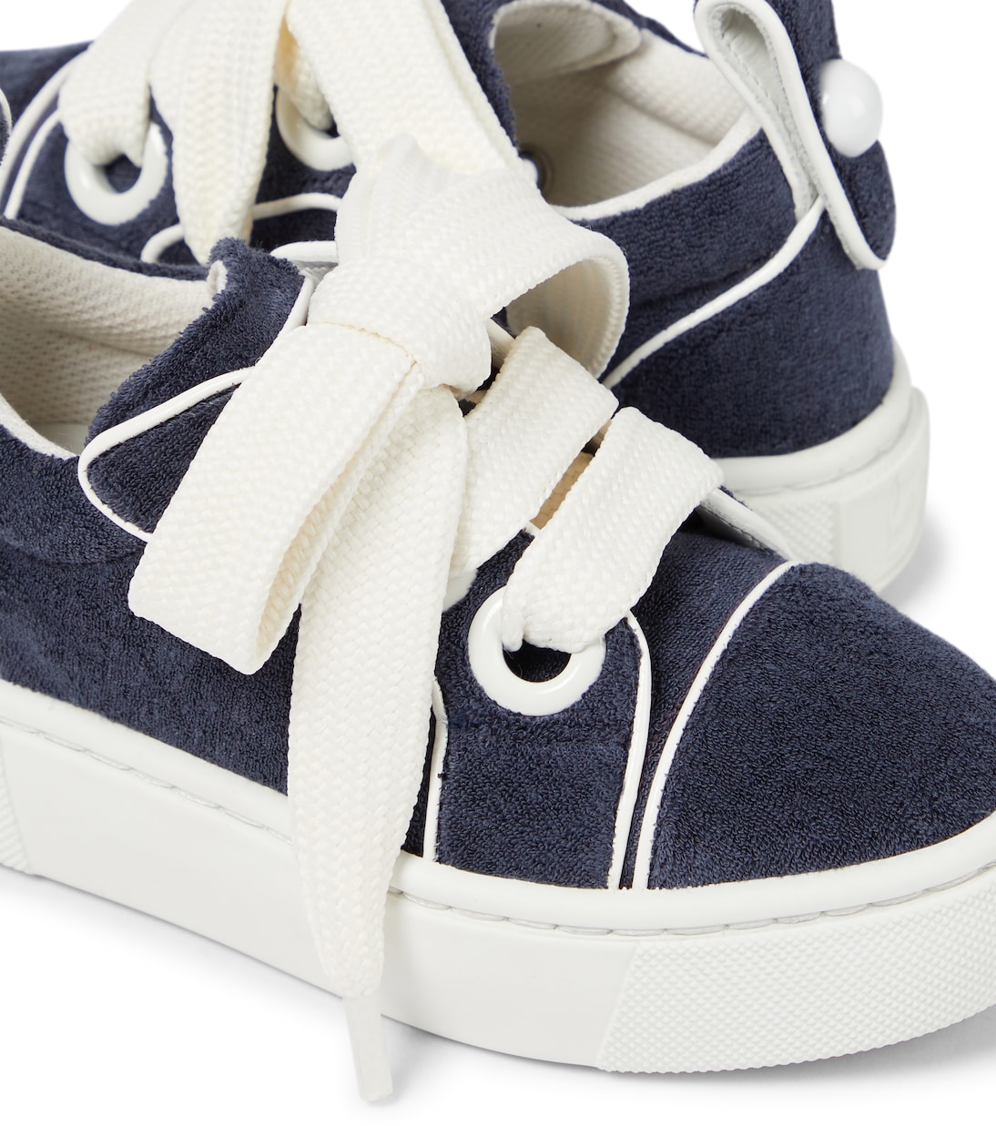 Sneakers Toy Toy aus Frottee mit Leder | Christian Louboutin Kids