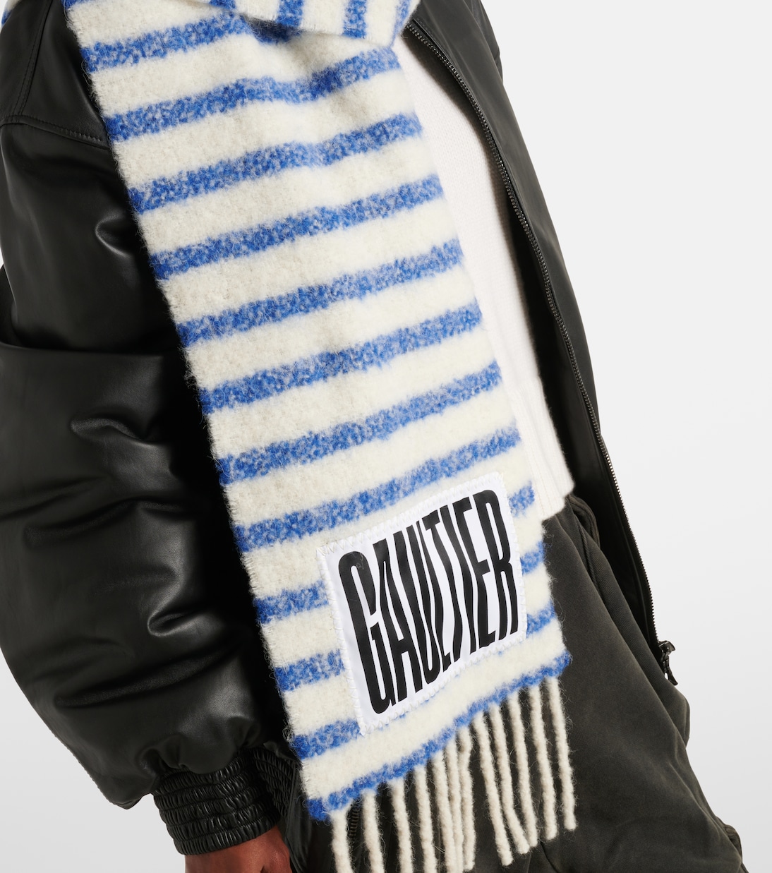 Sciarpa in misto lana a righe | Jean Paul Gaultier