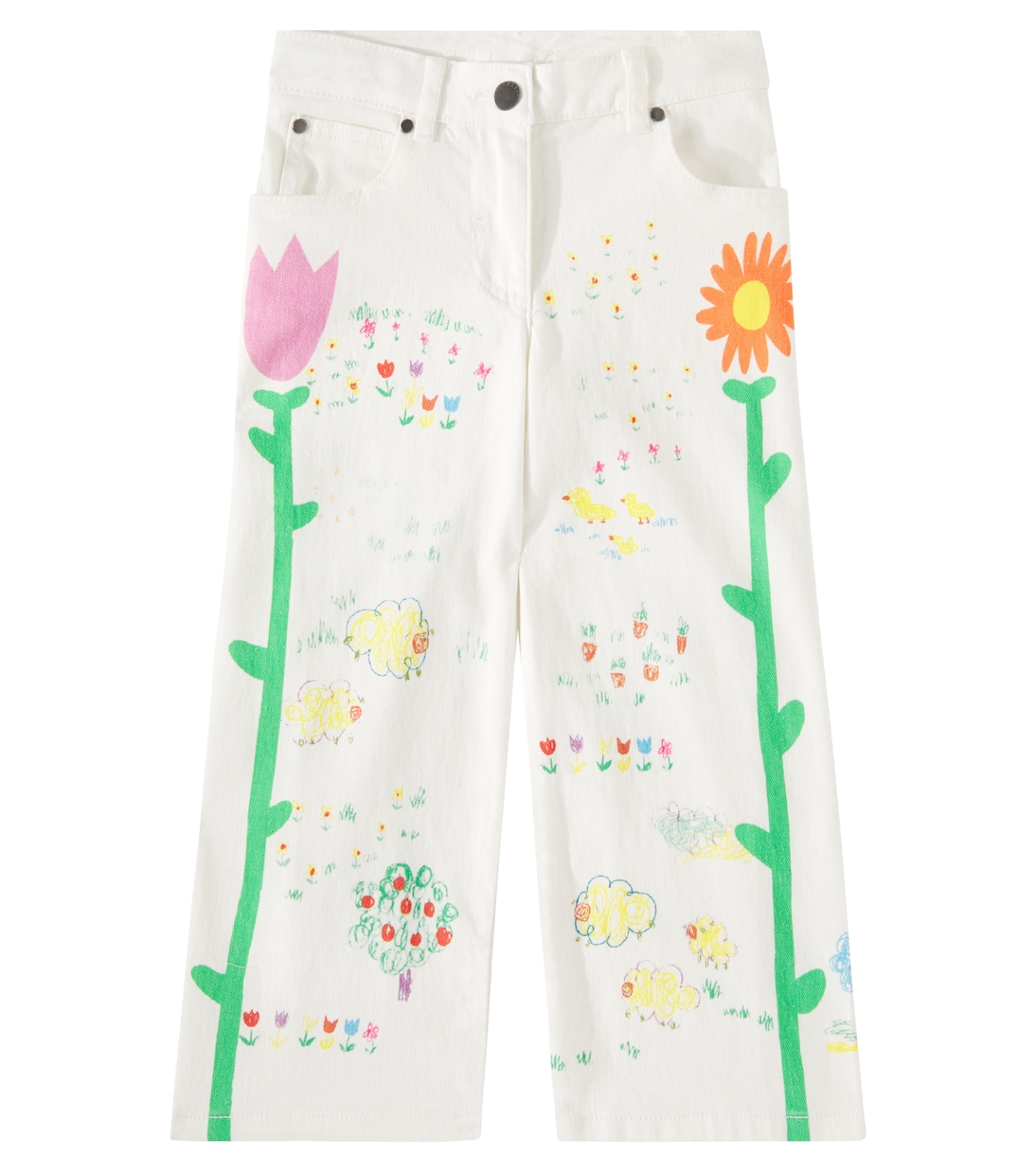 Jeans rectos estampados | Stella McCartney Kids