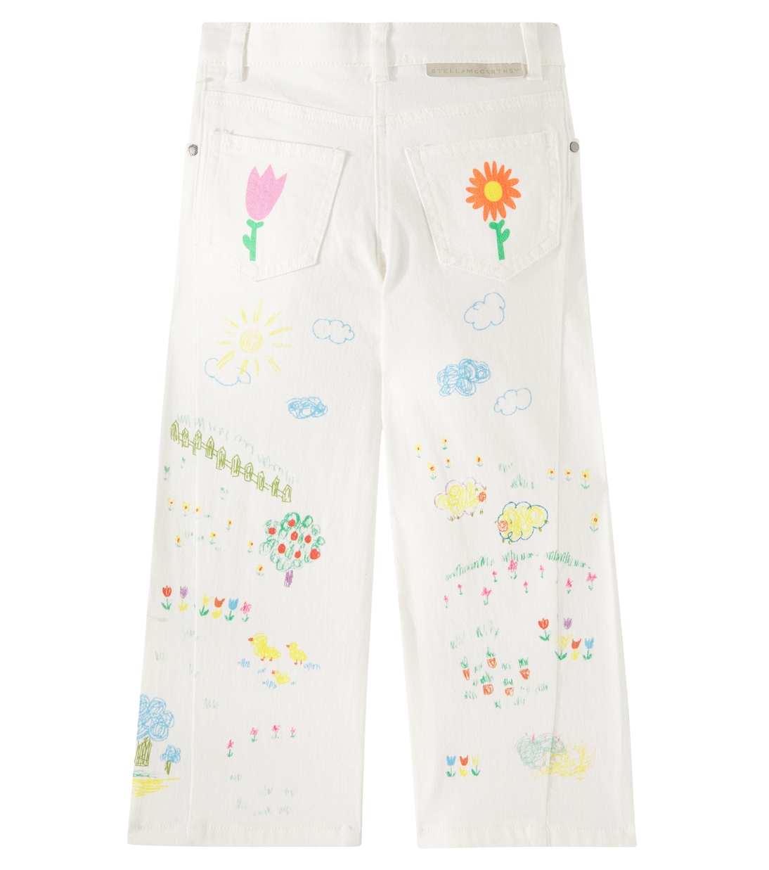 Jeans rectos estampados | Stella McCartney Kids