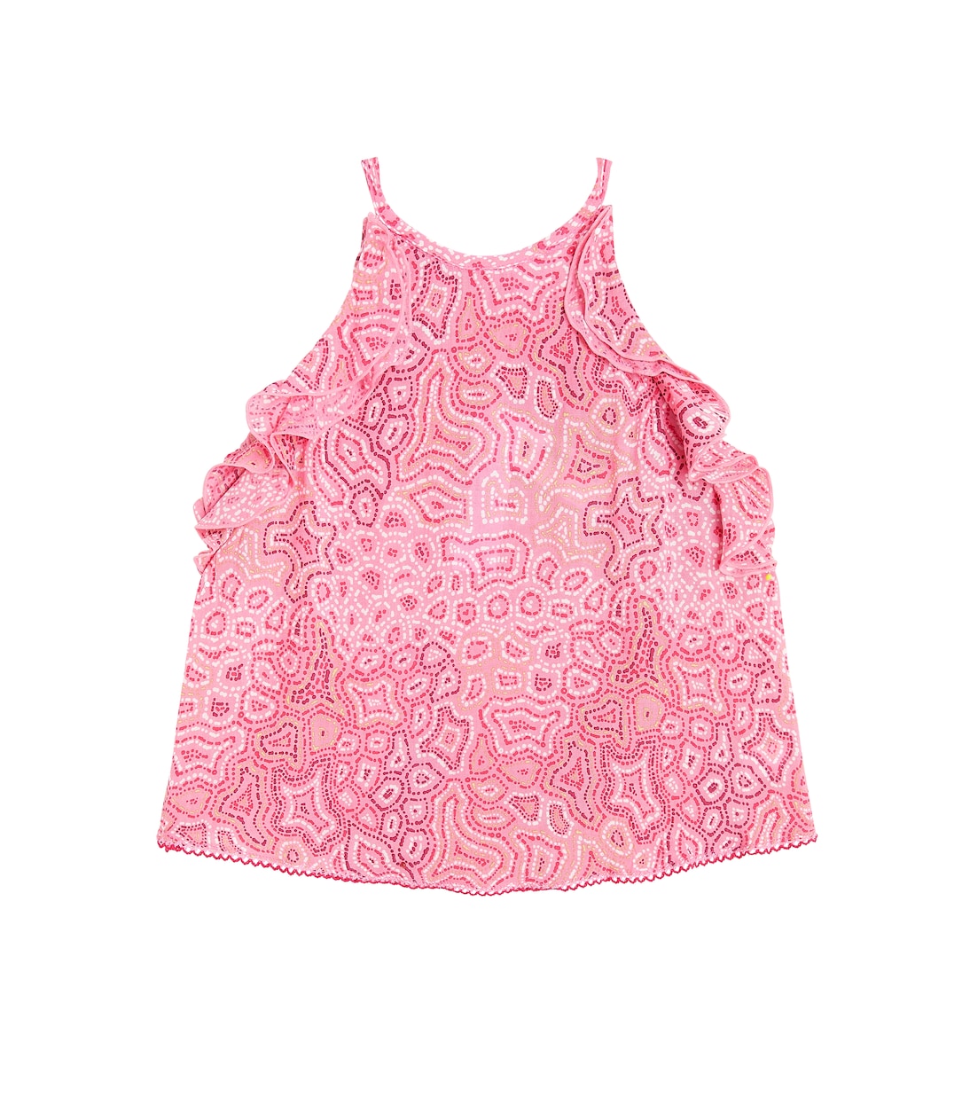 Top Alida con volantes | Poupette St Barth Kids