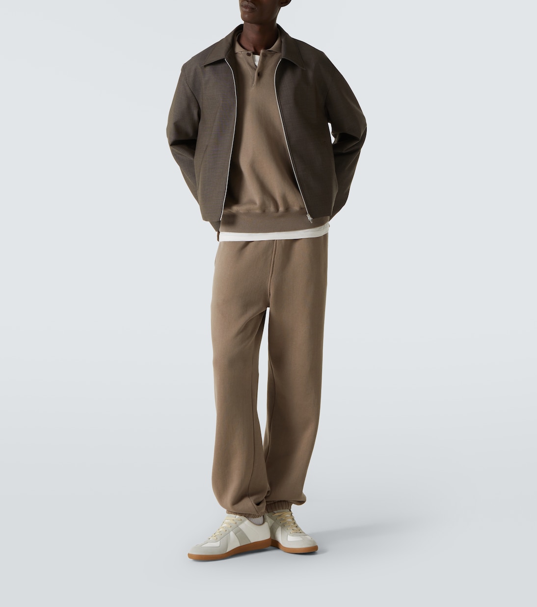 Cotton polo sweater | Auralee