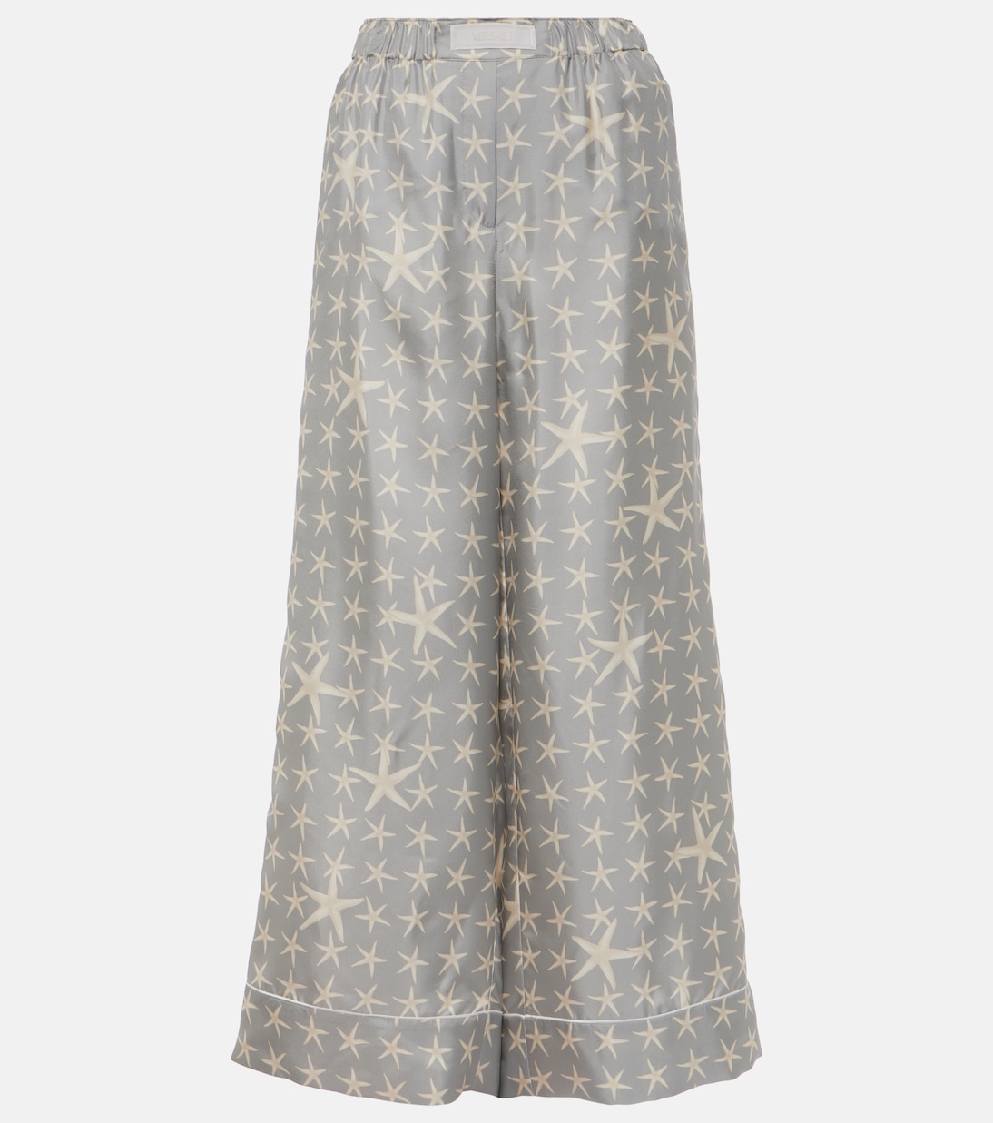 Pantalon ample Stella Marina en soie | Versace