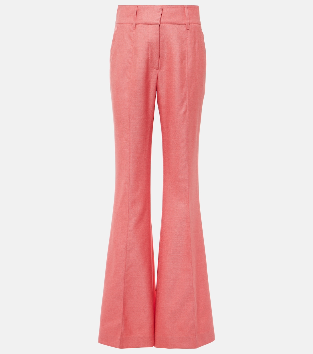 Rhein high-rise silk and wool flared pants | Gabriela Hearst