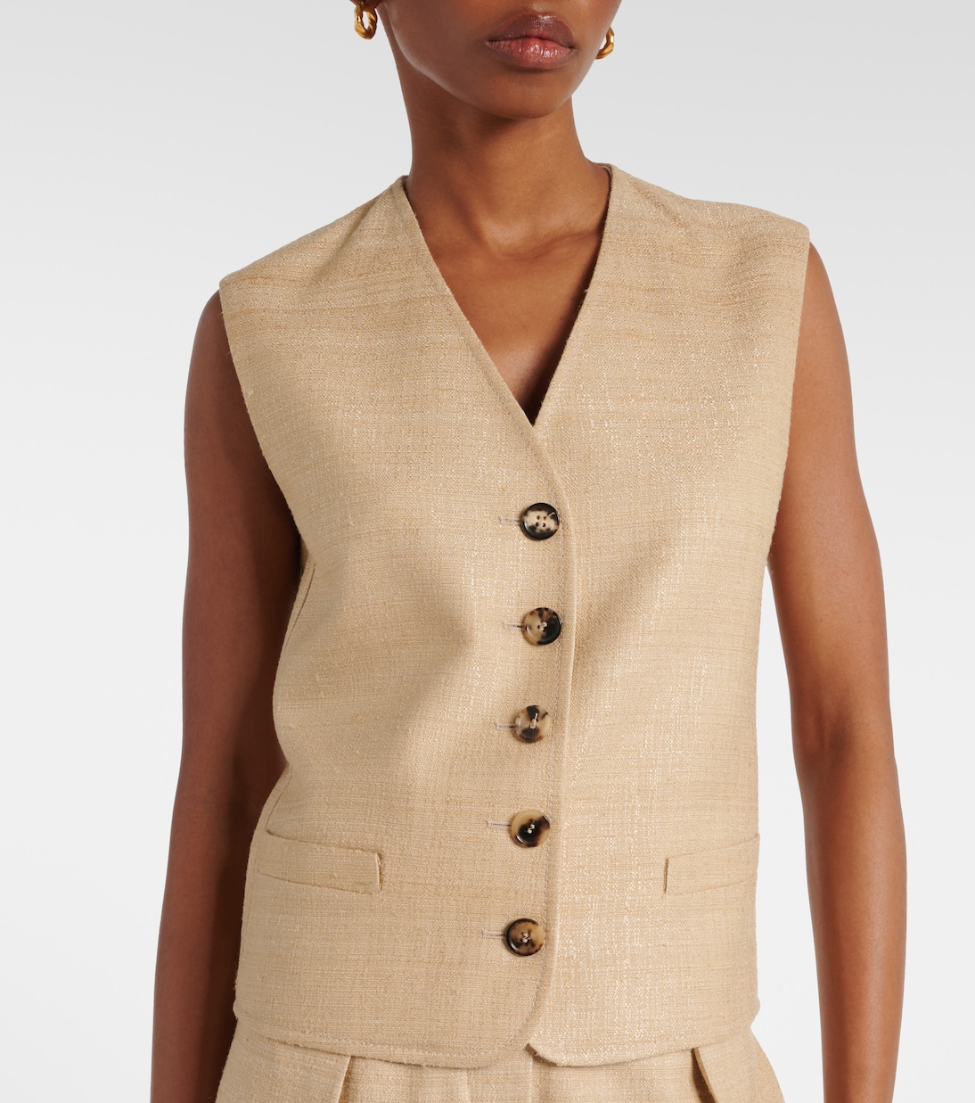 Gilet Edward in seta | Loro Piana
