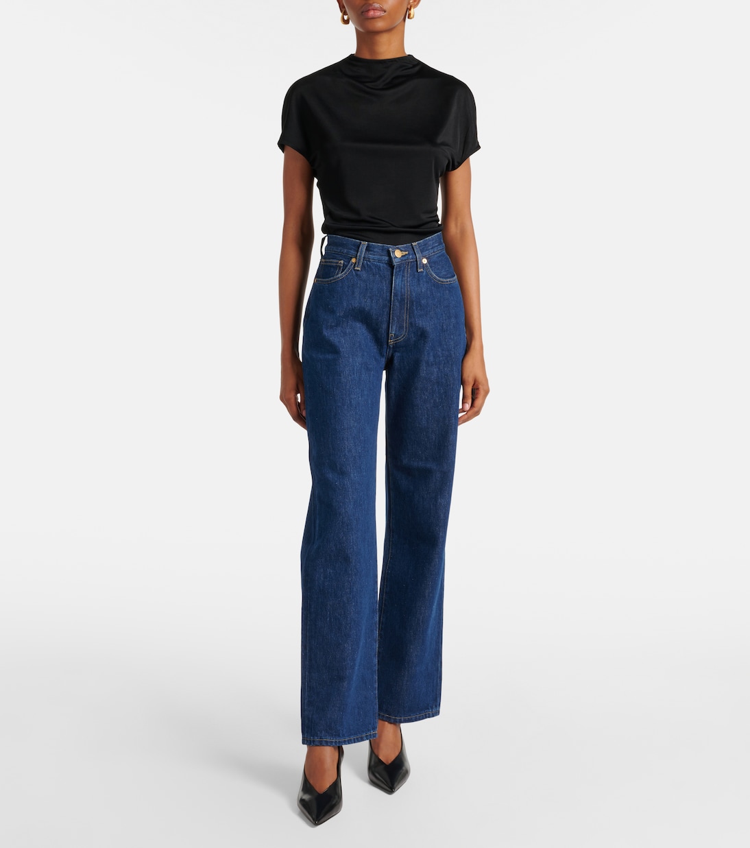 Pantalones rectos Linn de tiro alto | Tove