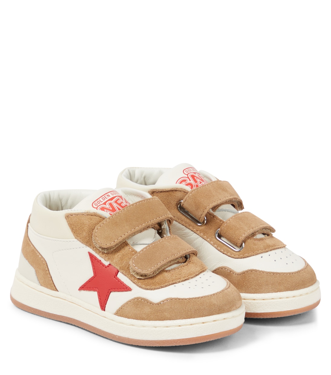 June Basket leather high-top sneakers | Golden Goose Kids
