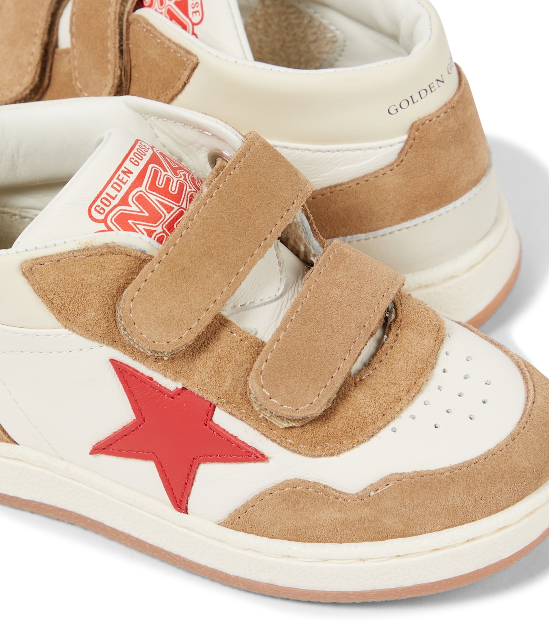 June Basket leather high-top sneakers | Golden Goose Kids