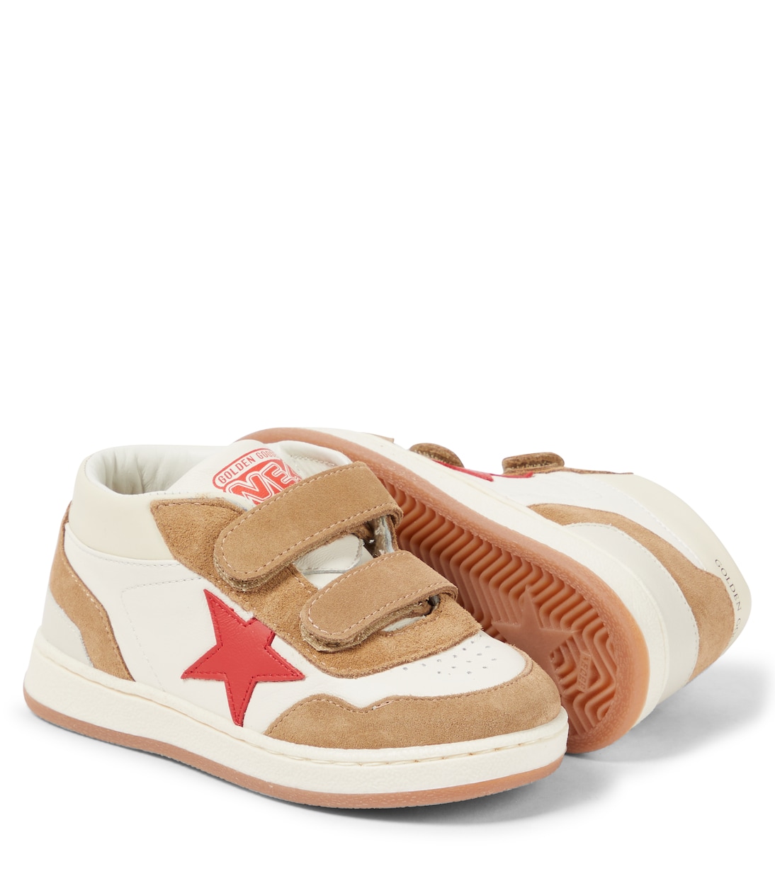 June Basket leather high-top sneakers | Golden Goose Kids