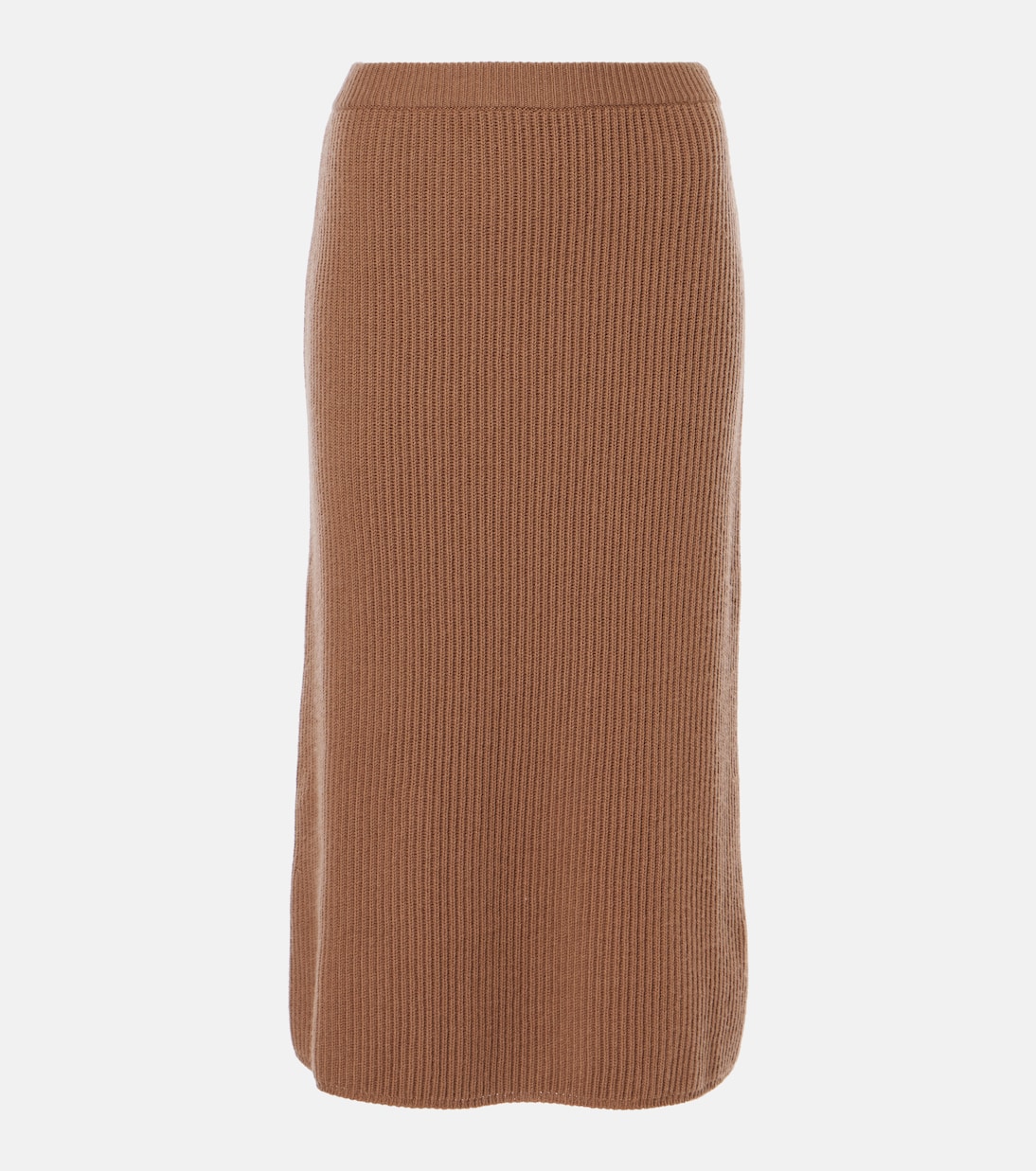 Gonna midi Just in lana e cashmere a coste | 'S Max Mara