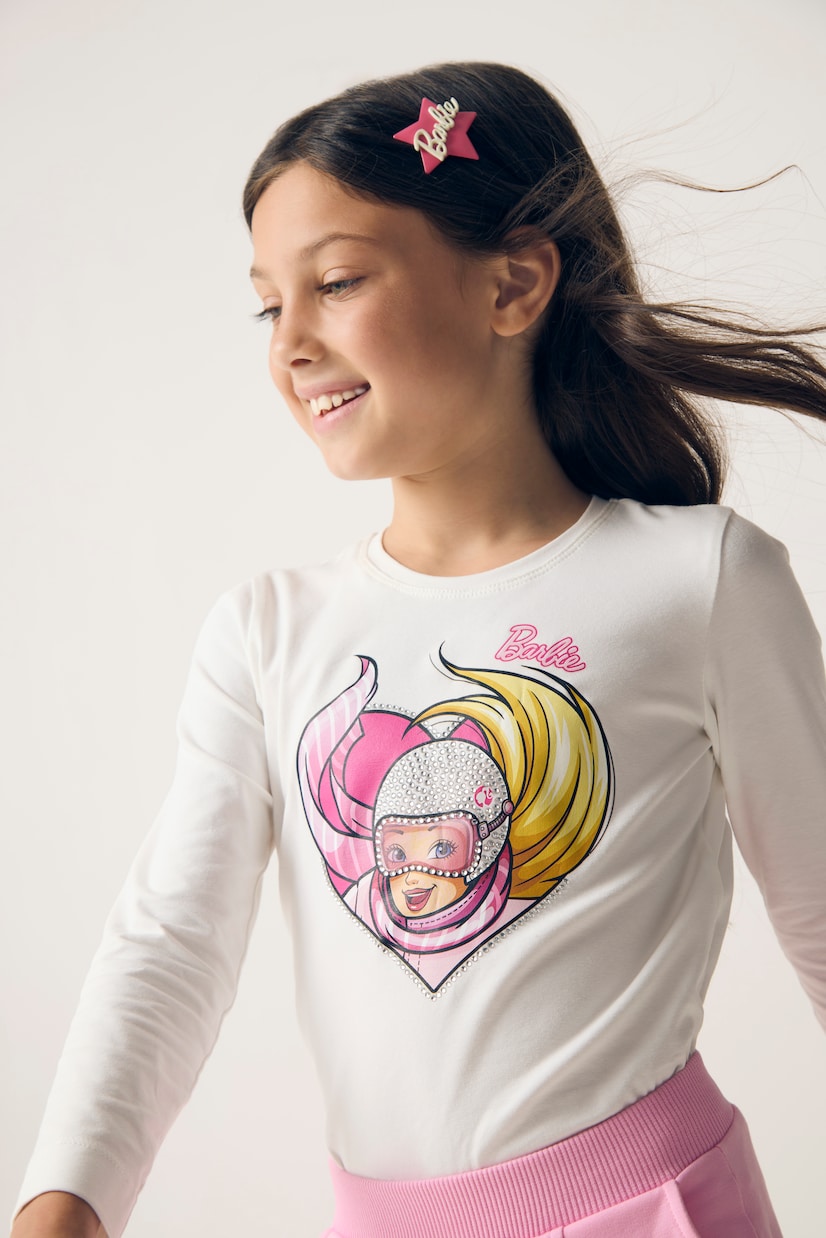 x Barbie® - T-shirt in misto cotone | Monnalisa