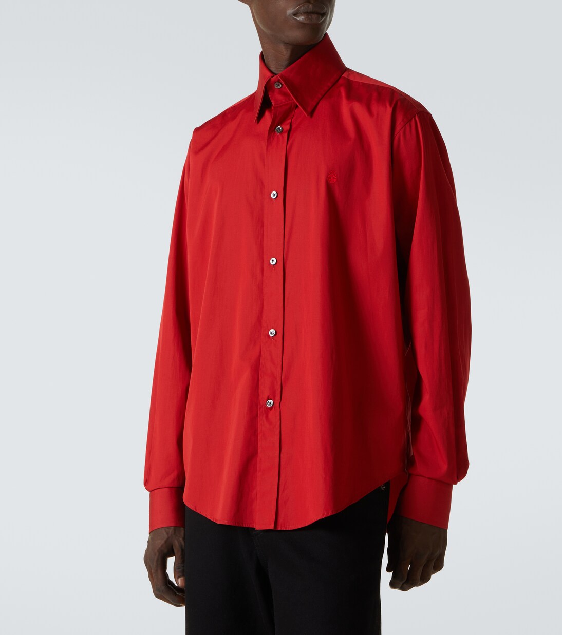 Hemd Skull aus Baumwollpopeline | McQueen