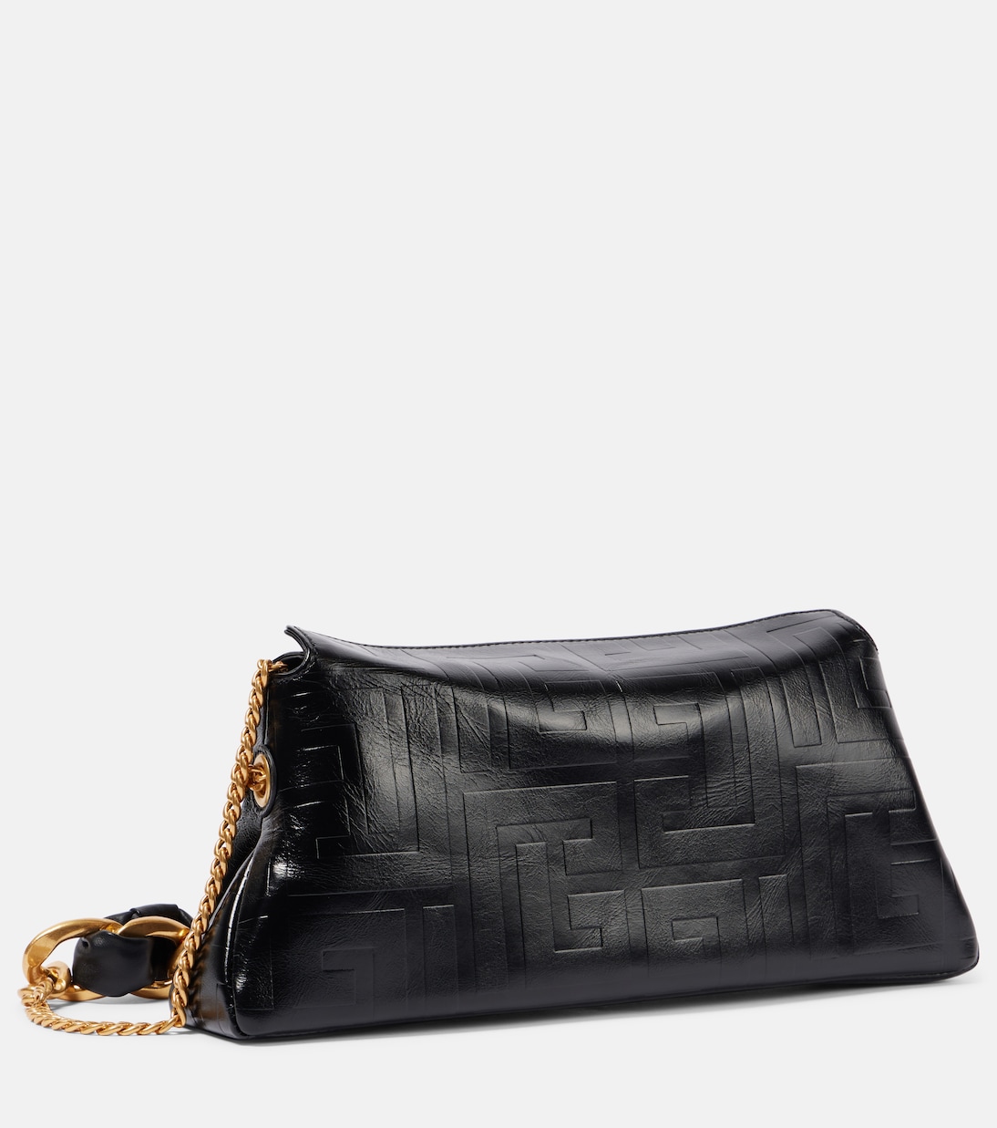 Pochette 1945 PB en cuir embossé | Balmain