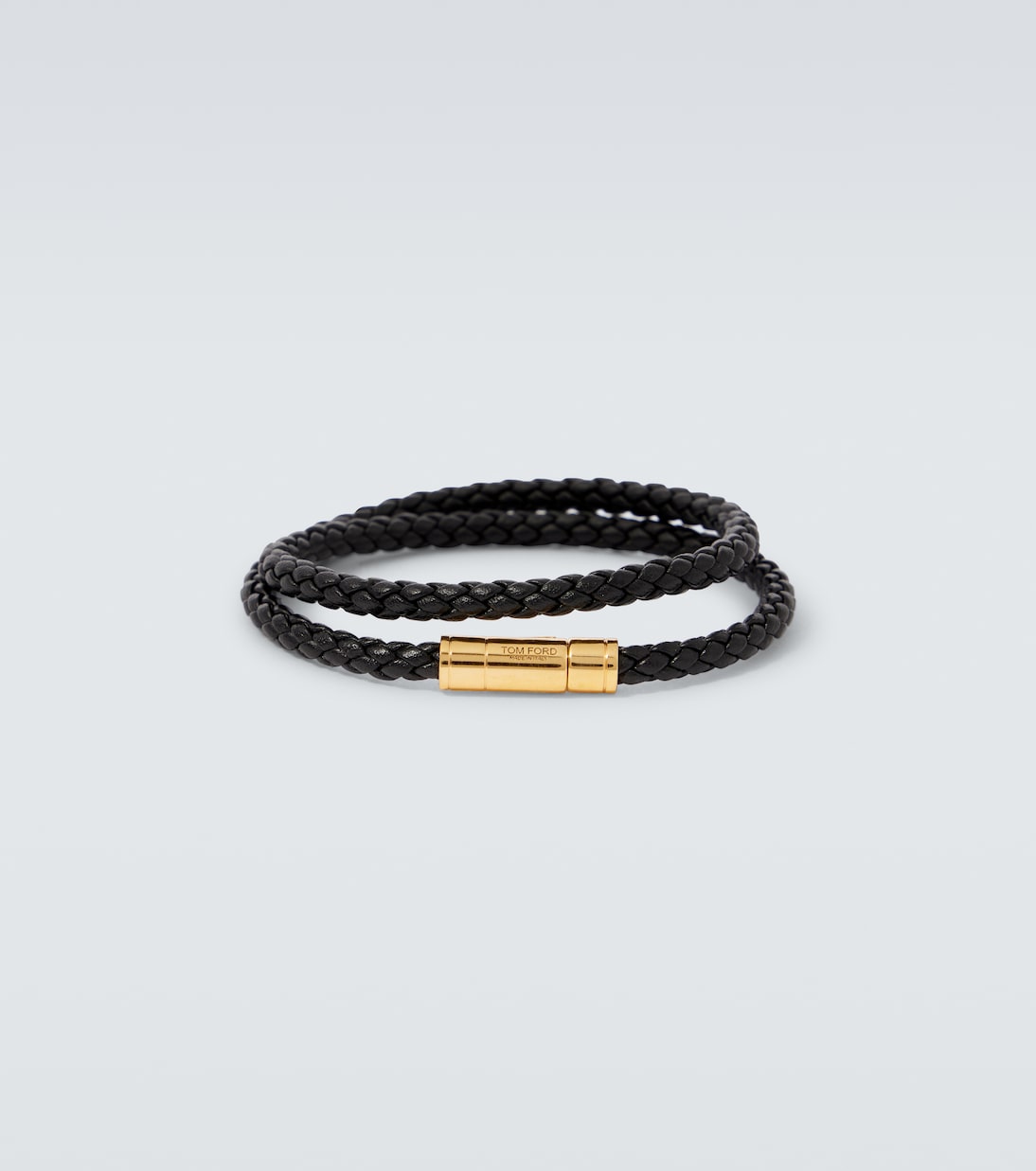 Bracelet en cuir à logo | Tom Ford