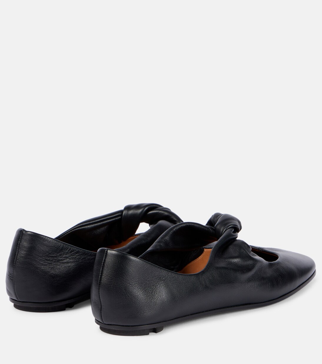 Ballerine in pelle con fiocco | McQueen