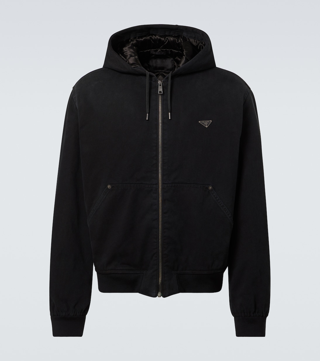 Kapuzenjacke aus Baumwolle | Prada