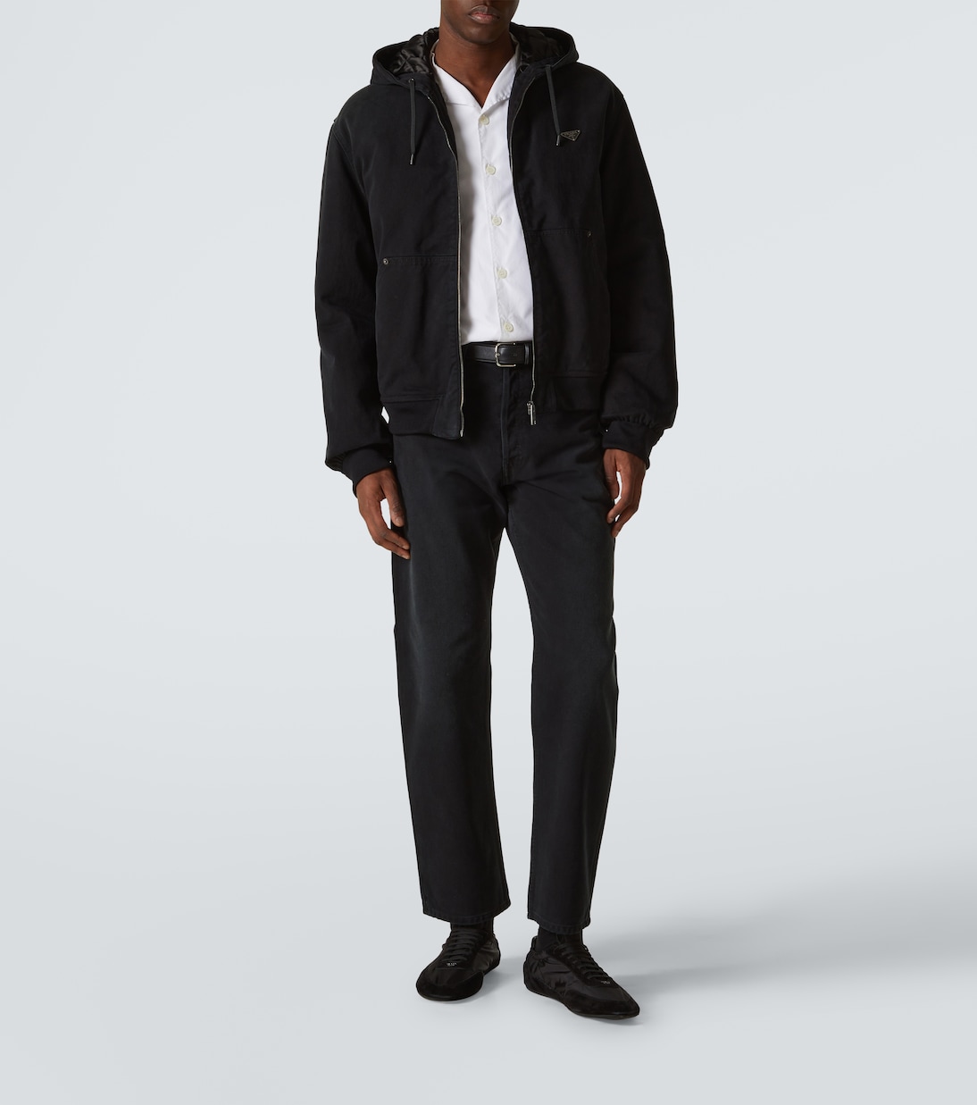 Kapuzenjacke aus Baumwolle | Prada