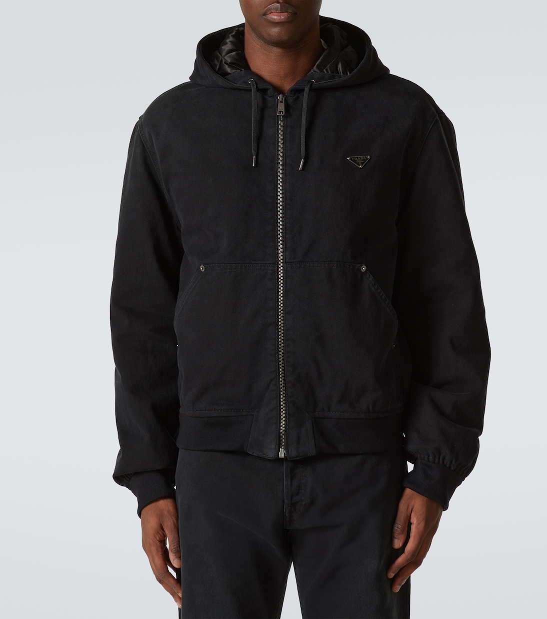 Kapuzenjacke aus Baumwolle | Prada