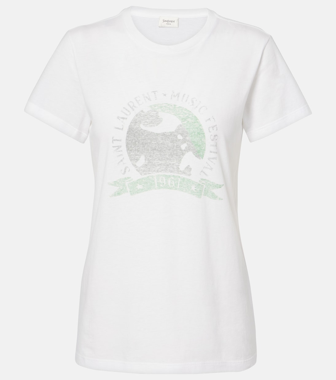 T-shirt Music Festival en coton | Saint Laurent