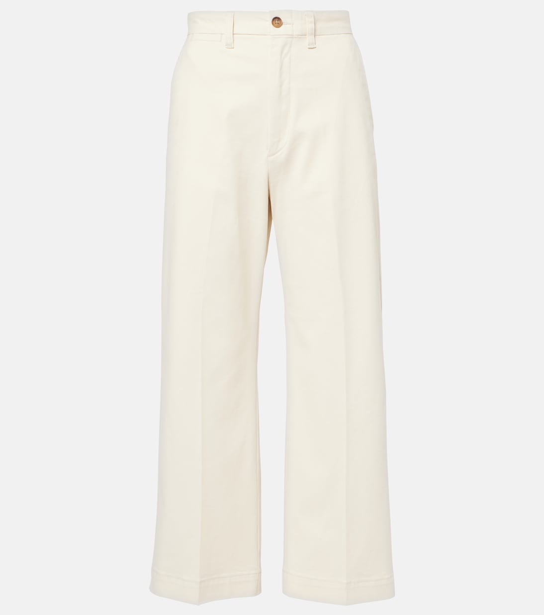 Cotton-blend cropped chinos | Polo Ralph Lauren