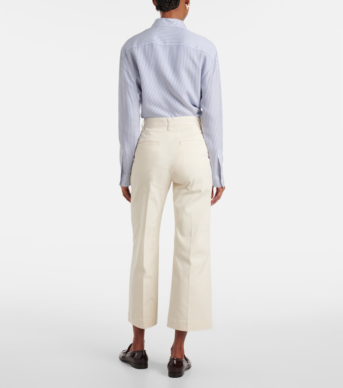Cotton-blend cropped chinos | Polo Ralph Lauren