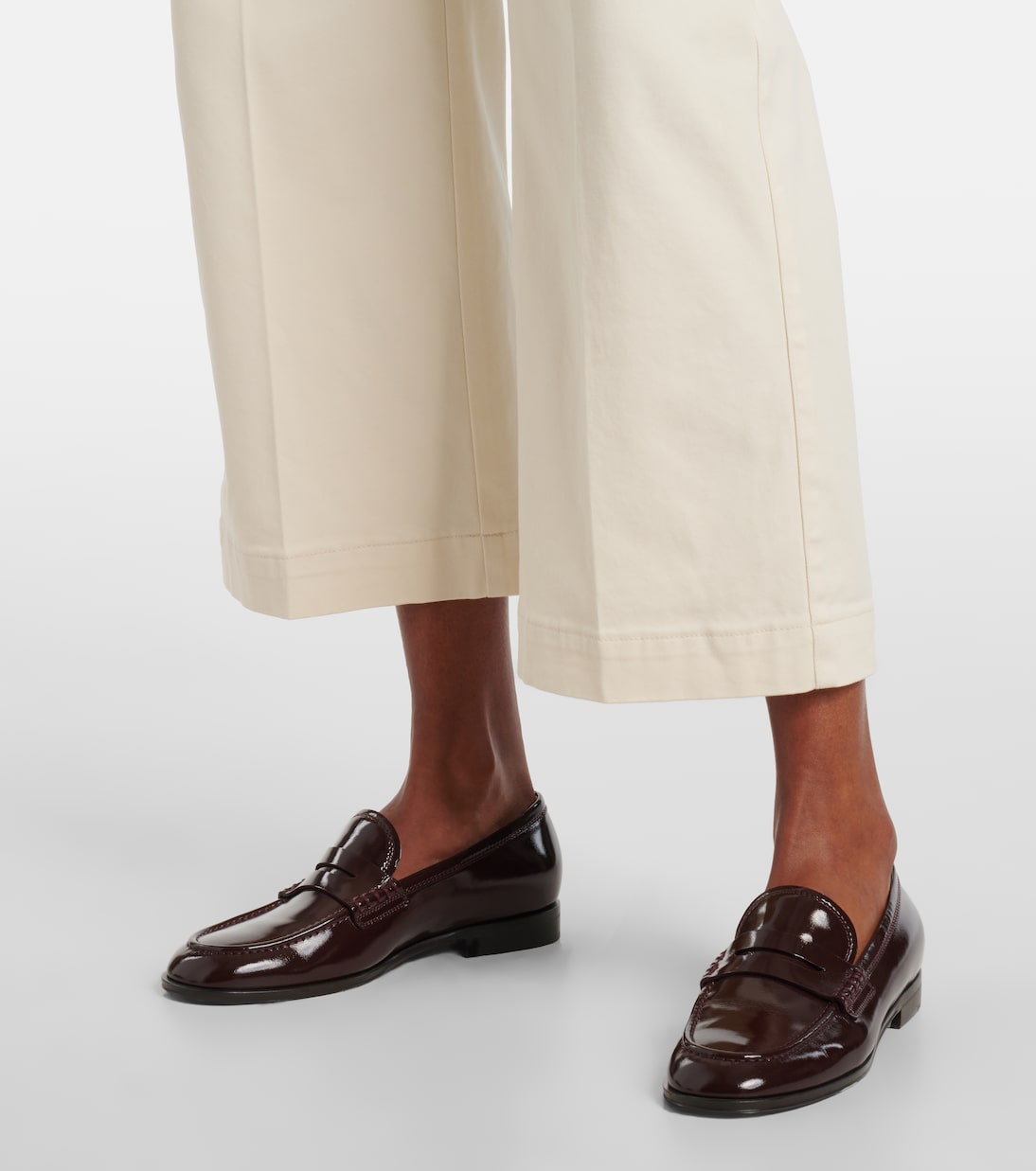 Cotton-blend cropped chinos | Polo Ralph Lauren