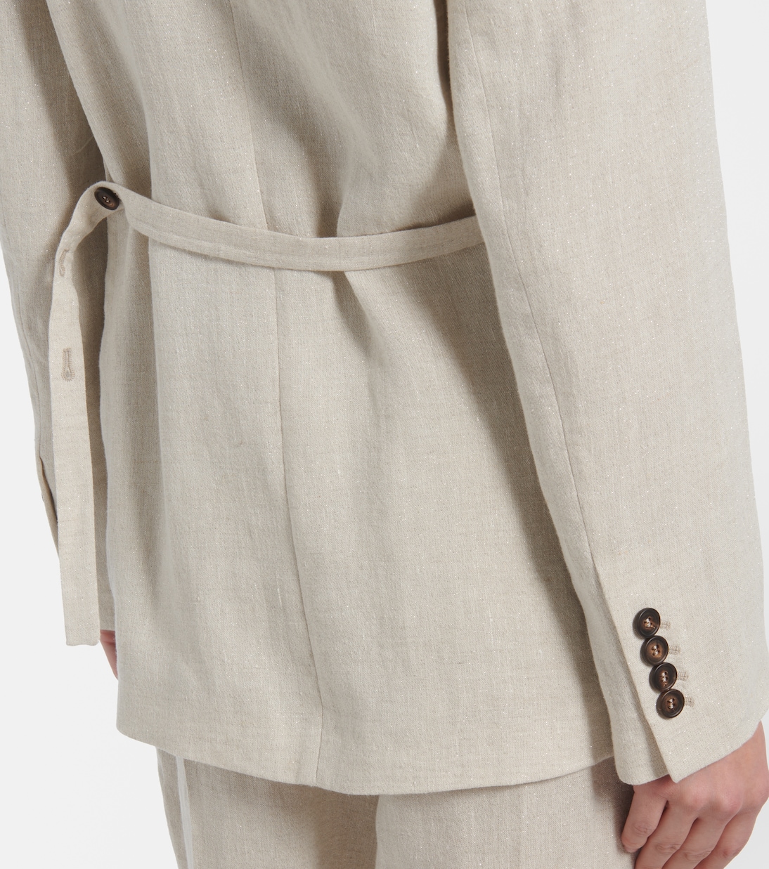 Blazer in misto lino | Brunello Cucinelli