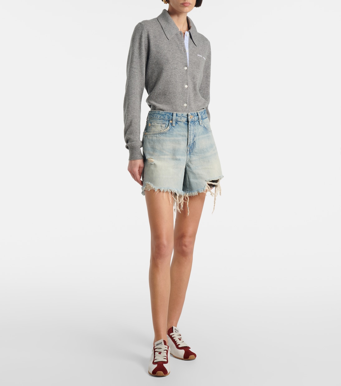 Monroe denim shorts | 7 For All Mankind