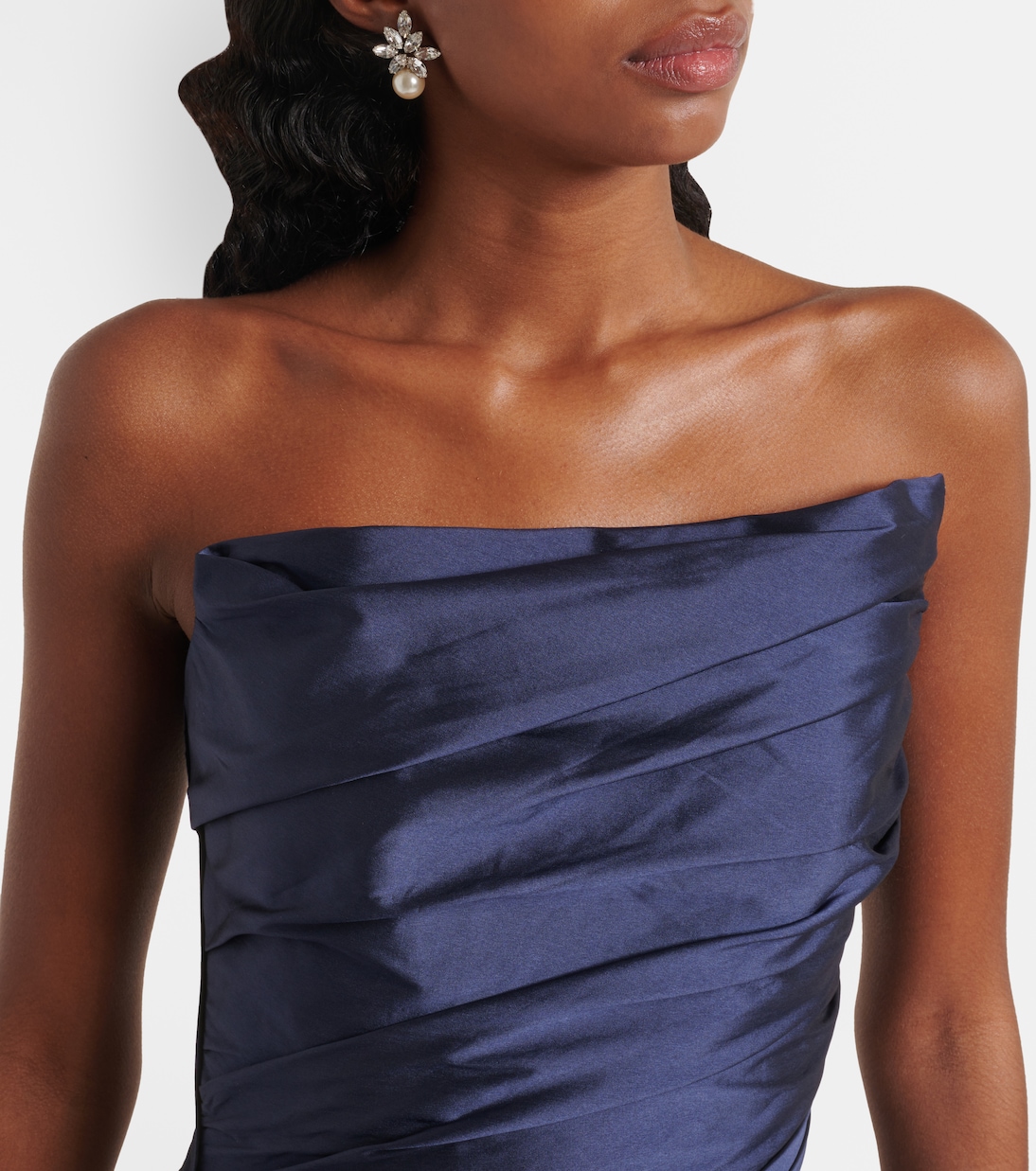Robe longue en taffetas | Marmar Halim