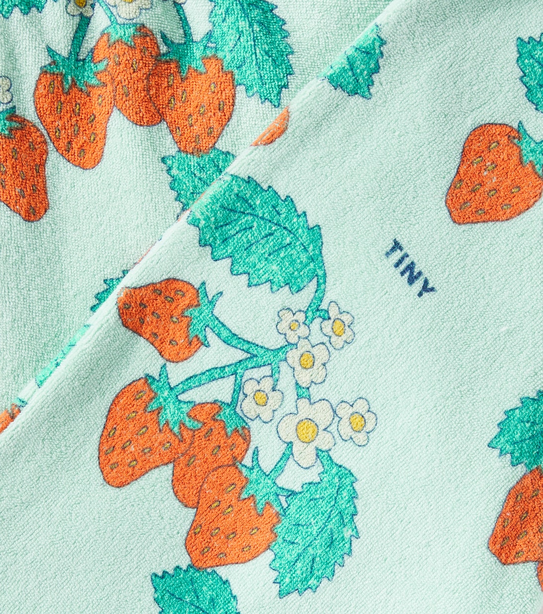 Baby Hose Strawberries aus Baumwollfrottee | Tinycottons