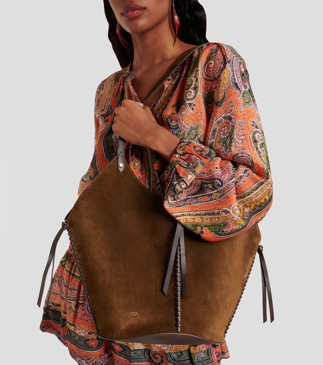Tampa Medium suede shoulder bag | Isabel Marant
