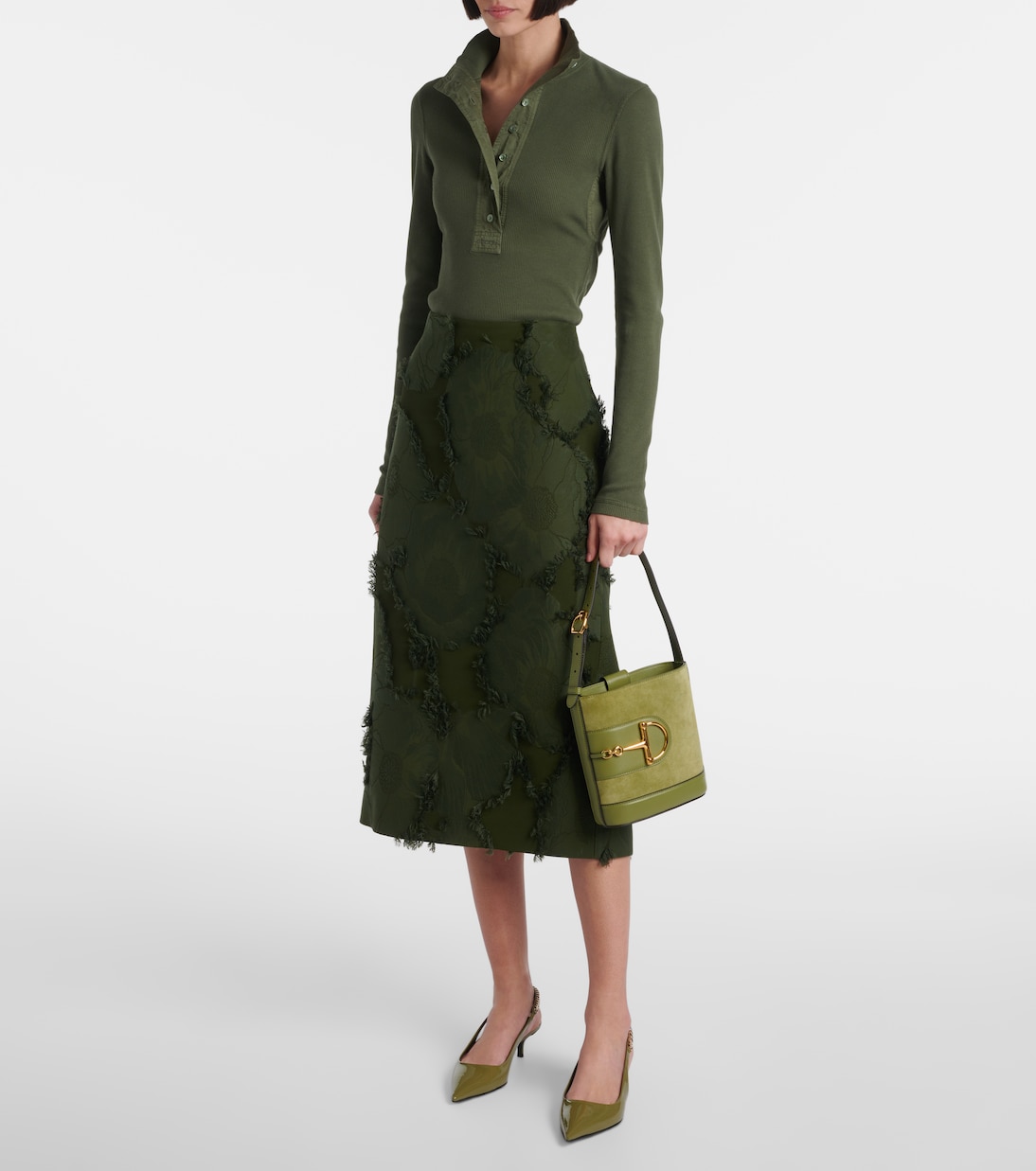Schultertasche Gucci 73 Mini aus Veloursleder | Gucci