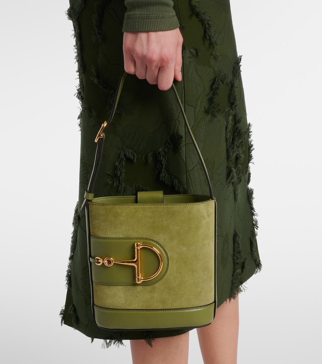 Schultertasche Gucci 73 Mini aus Veloursleder | Gucci