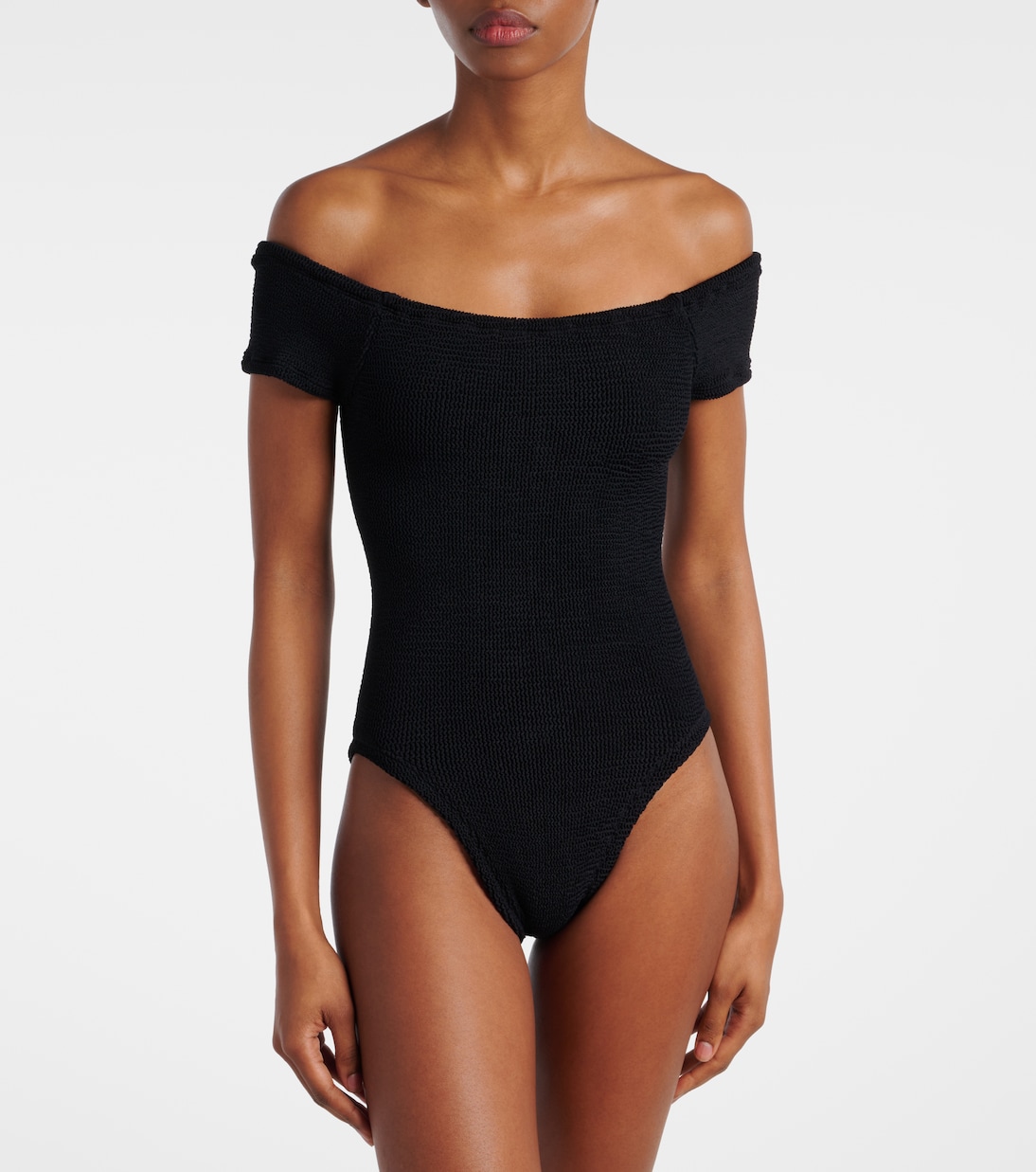 Costume intero Grace con scollo off-shoulder | Hunza G
