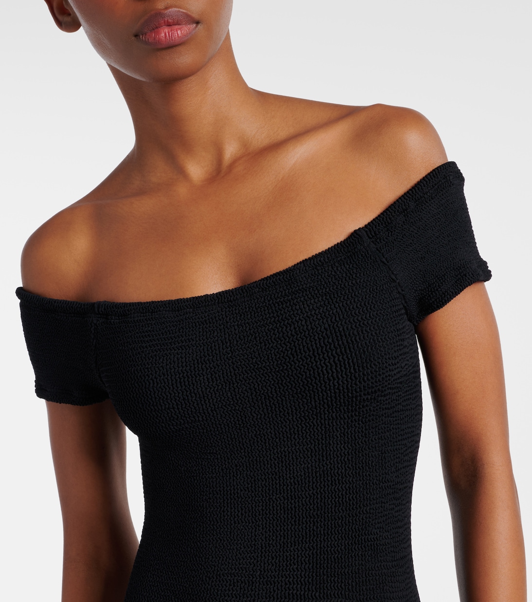 Costume intero Grace con scollo off-shoulder | Hunza G