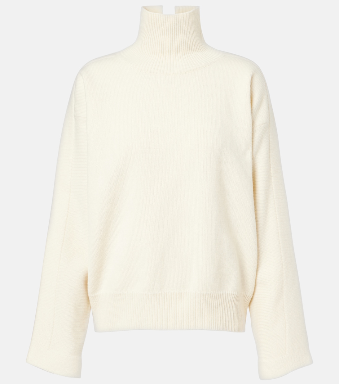 Wool and cotton-blend turtleneck sweater | Jil Sander