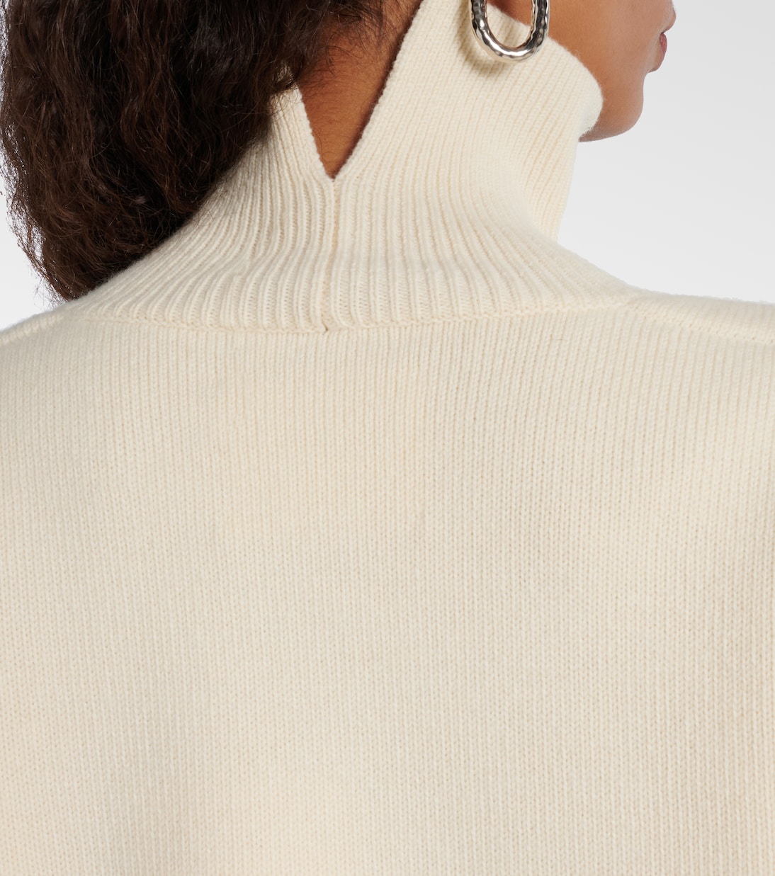 Wool and cotton-blend turtleneck sweater | Jil Sander