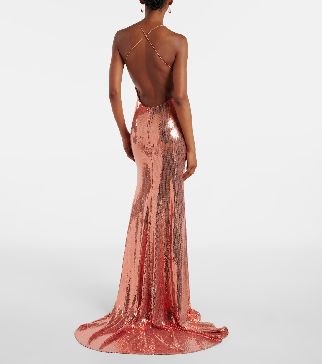 Robe longue à sequins | Alex Perry