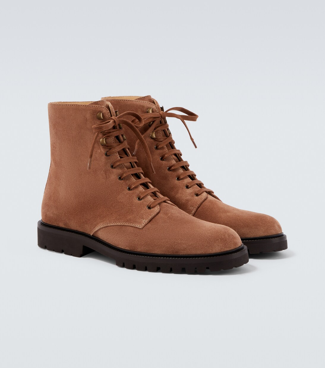 Botines con cordones de ante | Brunello Cucinelli