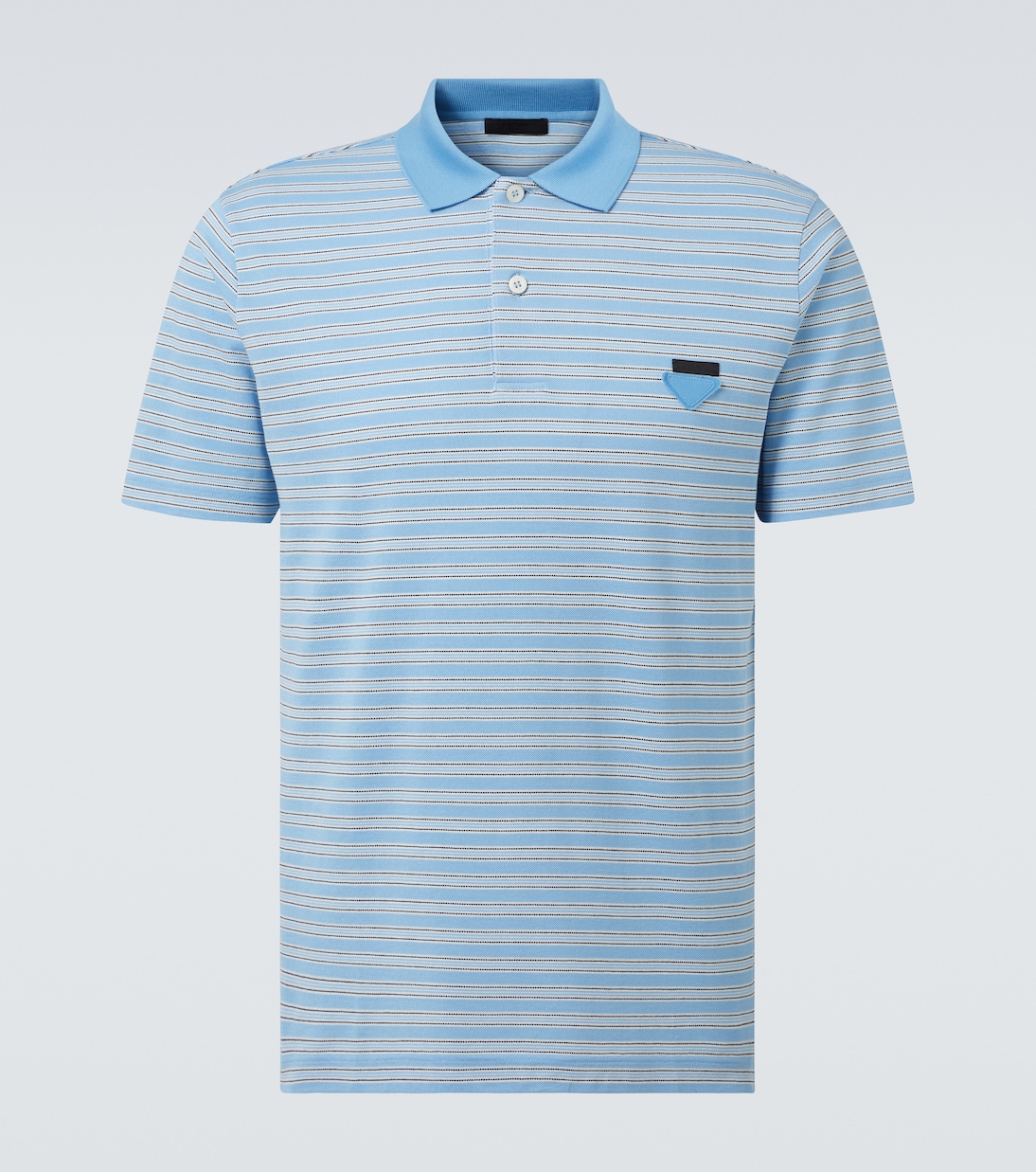 Polo de algodón a rayas | Prada