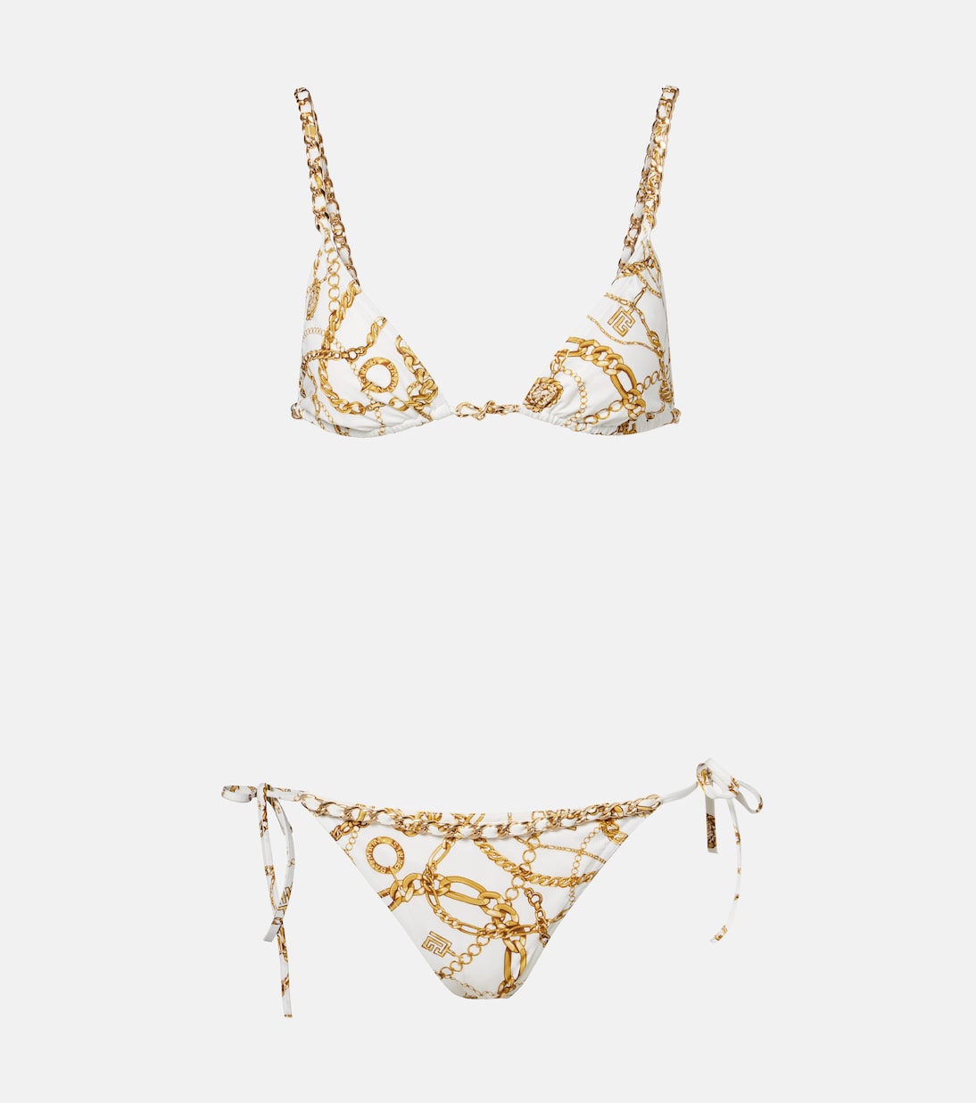Chain-detail printed bikini | Balmain