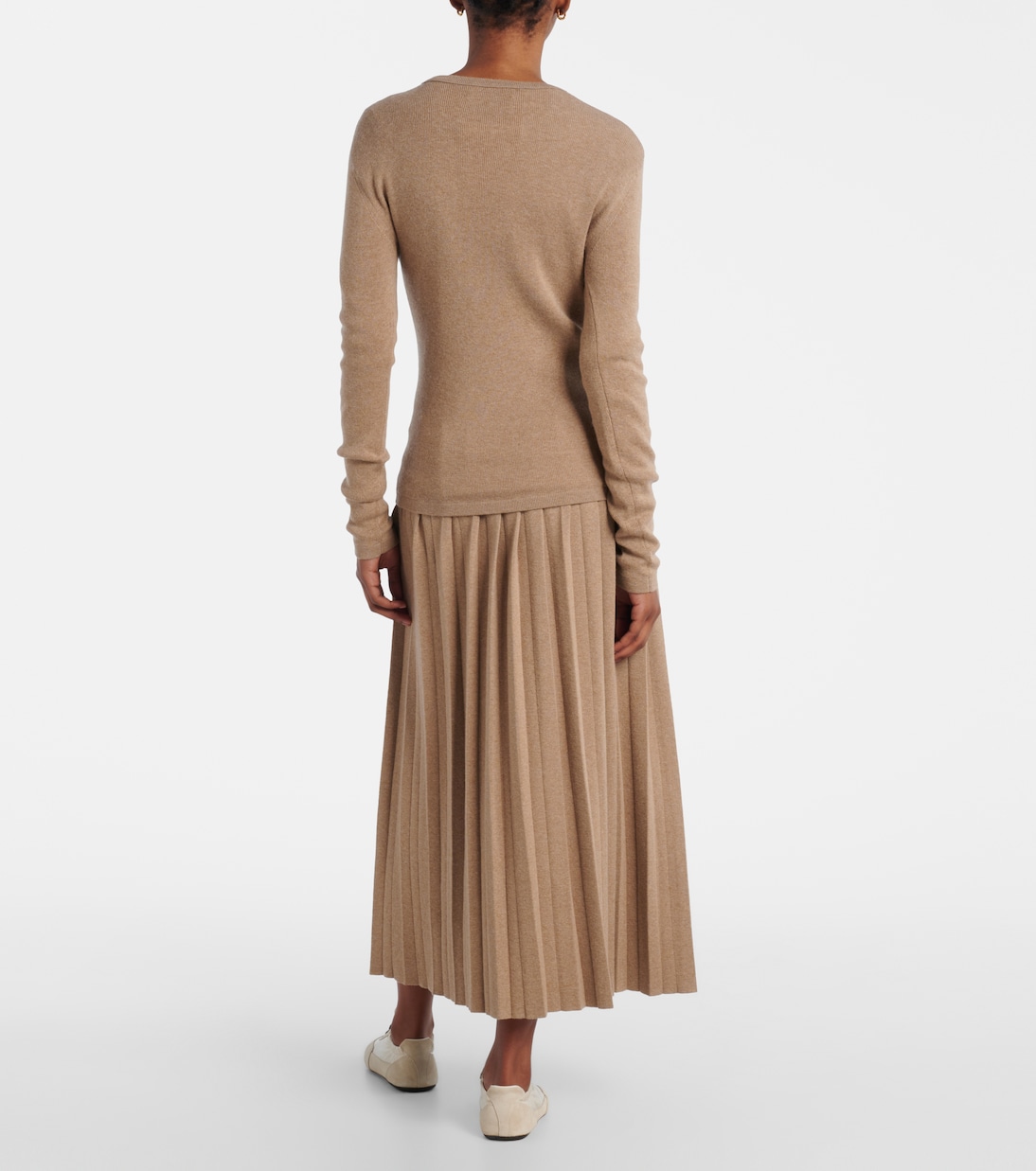 Vivian knitted cotton and cashmere top | Lisa Yang
