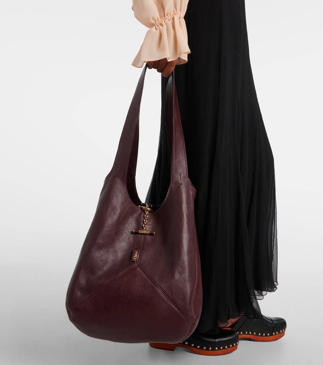 Chloé Balloon Medium leather shoulder bag | Chloé