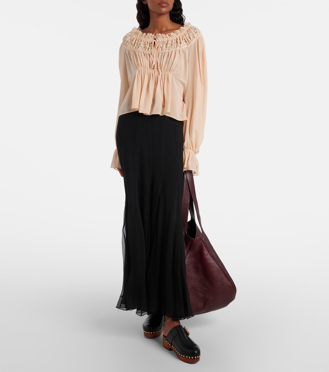 Chloé Balloon Medium leather shoulder bag | Chloé