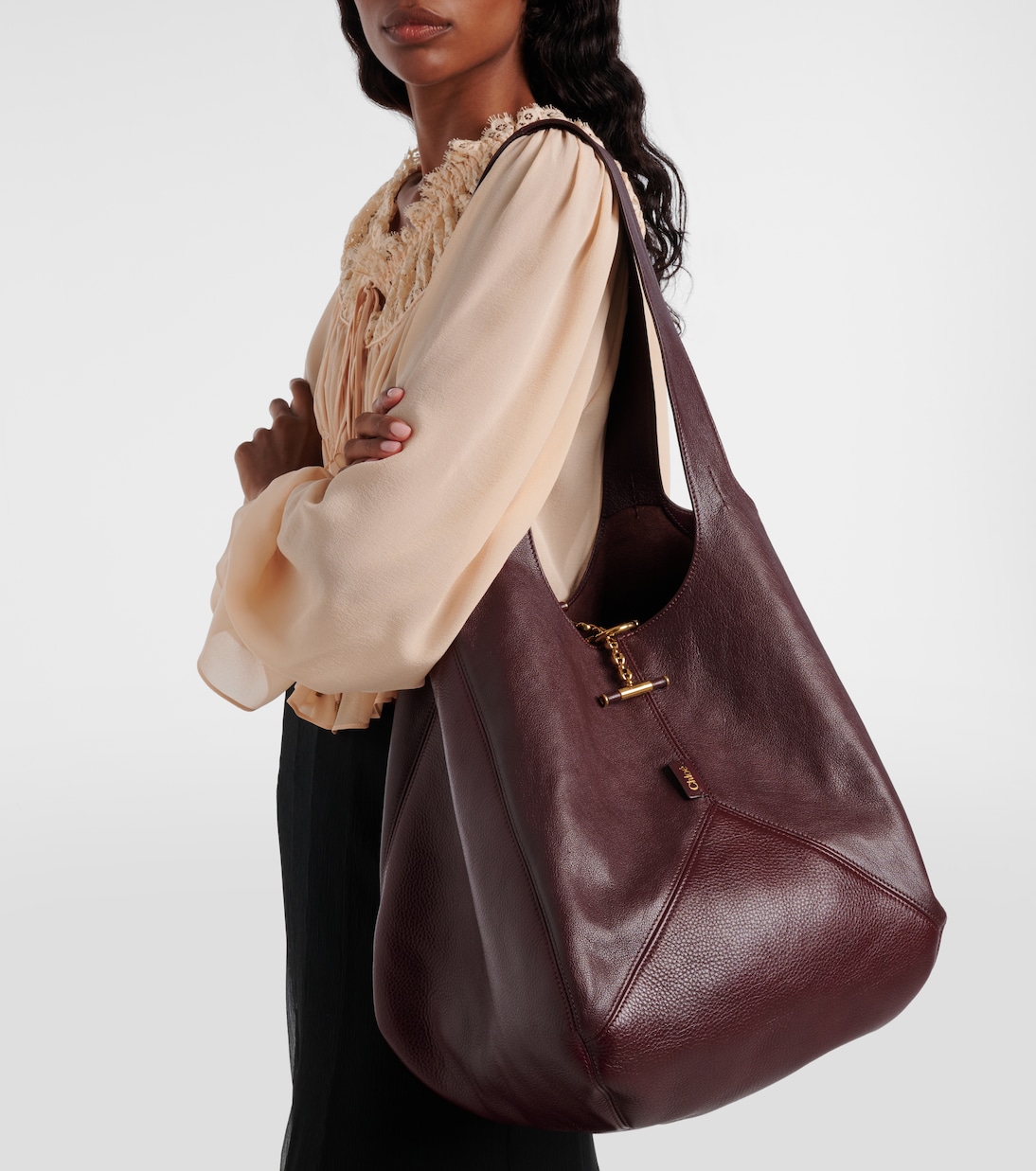 Chloé Balloon Medium leather shoulder bag | Chloé