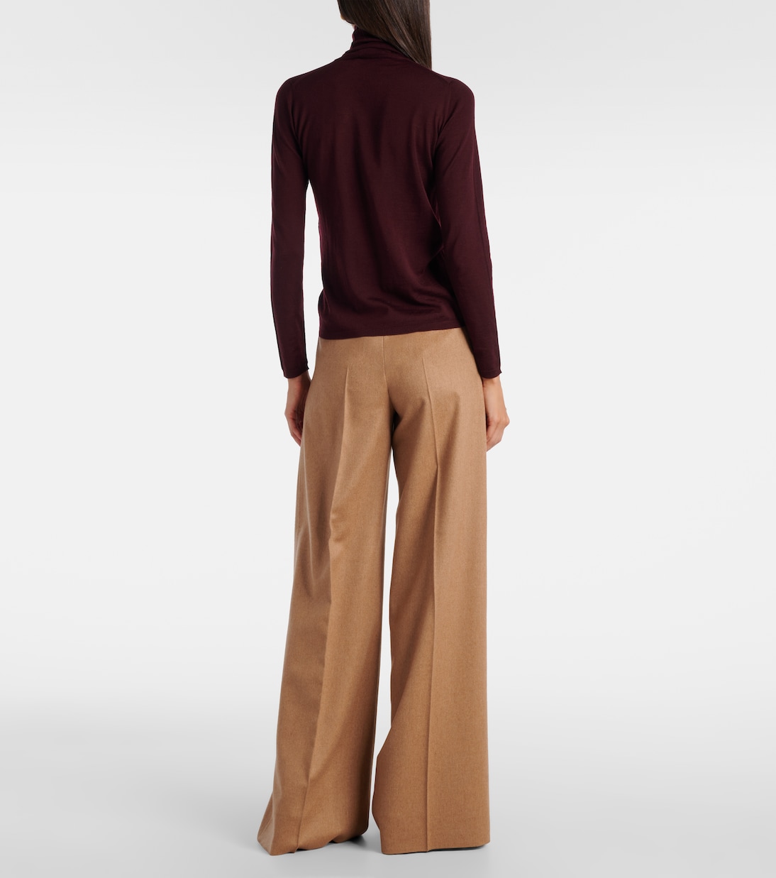 Saluto virgin wool turtleneck sweater | Max Mara