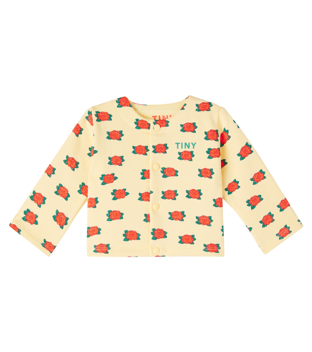 Bedruckter Cardigan aus Baumwoll-Jersey  | Tinycottons