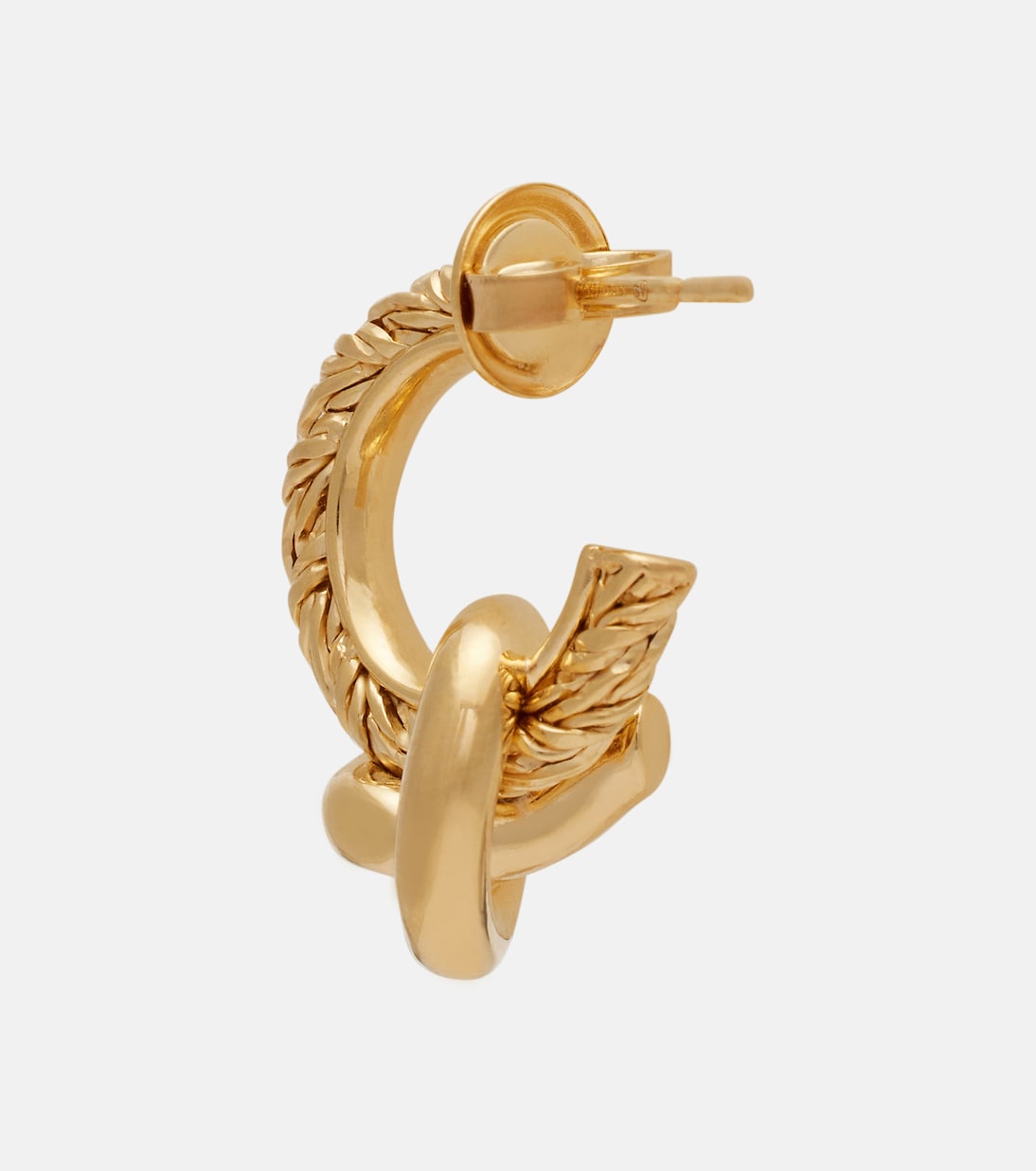 Orecchini Knot bagnati in oro | Bottega Veneta